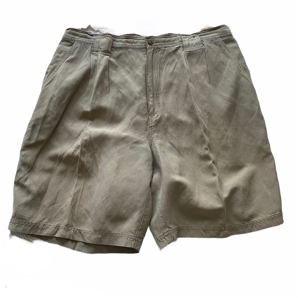 Tommy Bahama Relax khaki shorts Silk Linen blend